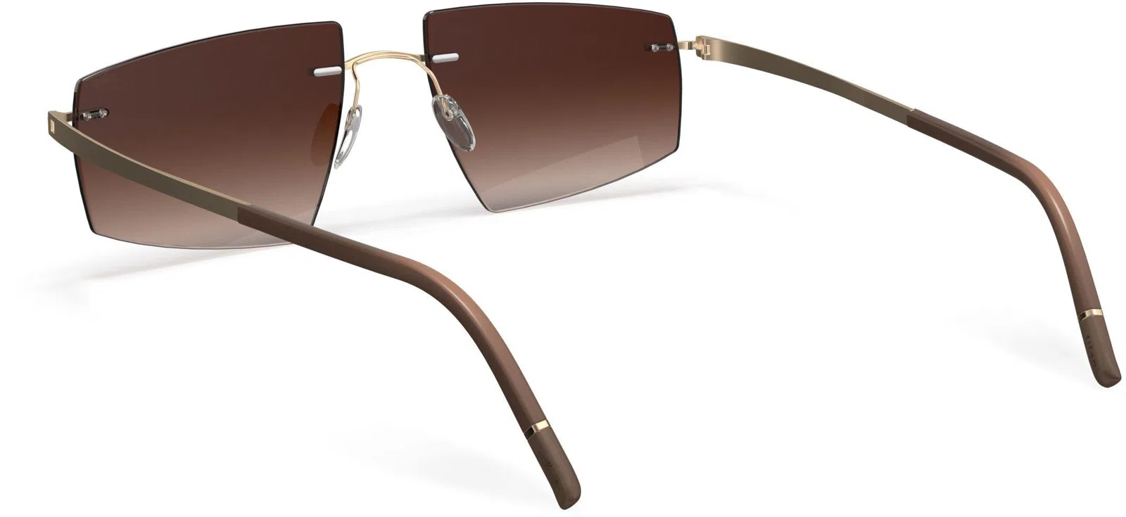 Silhouette Escondido Rimless 8747 Sunglasses - view 15